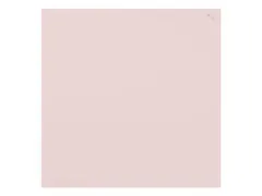 Tableau magnétique en verre 100x100cm rose poudre