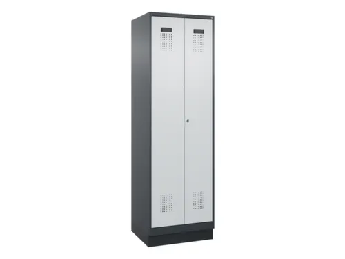 locker voor scheiding van kleding,HxBxD 1950x600x500mm,2vak