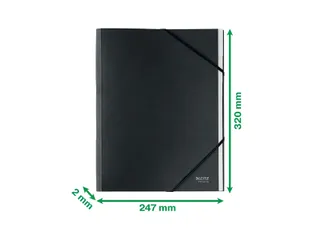 Sorteermap Leitz Recycle 12 vak karton zwart - 4