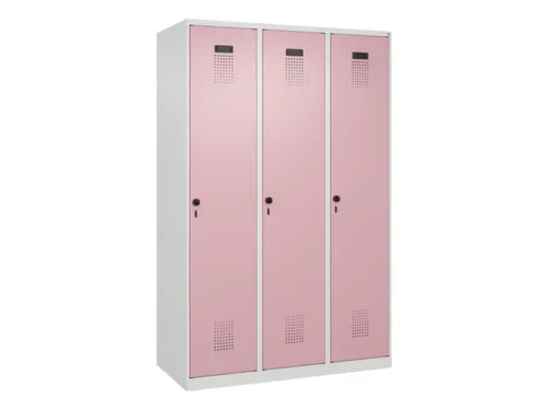 locker,HxBxD 1850x1200x500mm,3vak,vak B 400mm,draaigrendel