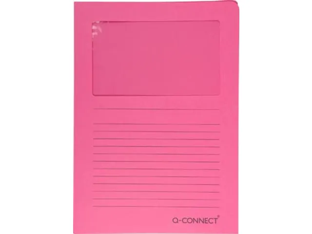 L-Map Met Venster A4 120 Grams 100 stuks Roze