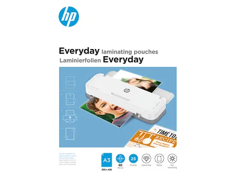 Pochette de plastification HP Everyday A3 9152 80 micron 25 feuilles