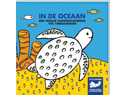 Kleurboek met flappen Interstat In de oceaan