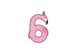 Jungle candle 6 Flamingo