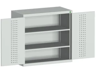 kast met perforaties HxBxD 1000x1050x525mm 2xStalen bodem Ral5010 - 1