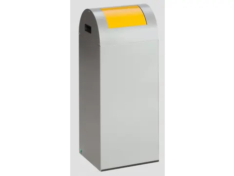 Afvalverzamelaar Zelfblussend 60 Liter 800X320X320Mm Klemring Geel