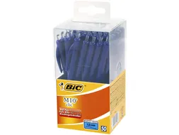 Balpen Bic M10 Tubo 50 Medium Blauw