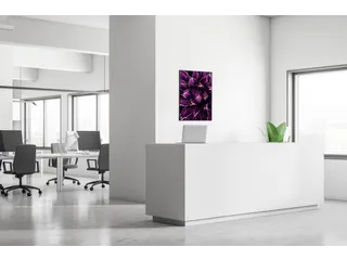 Wanddecoratie Textiel Set 40x40cm Cactus Paars - 4