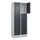lockerkast,HxBxD 1950x800x500mm,2x3vakken,vak B 400mm,cil.-slot,sokkel
