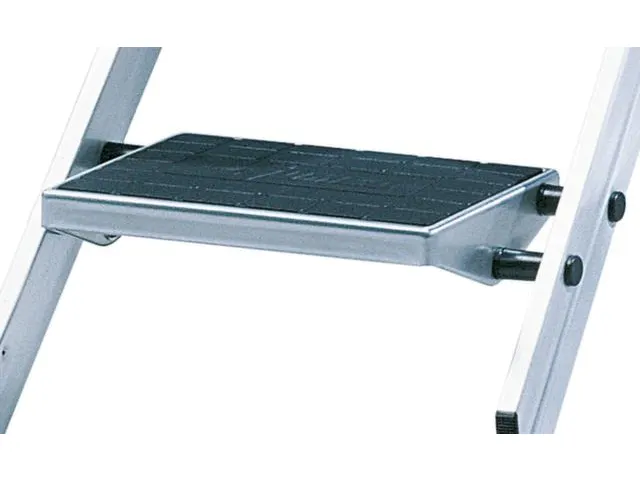 Vouwtrap Aluminium Bordes H 460Mm 2Treden Kunststof Bekleding