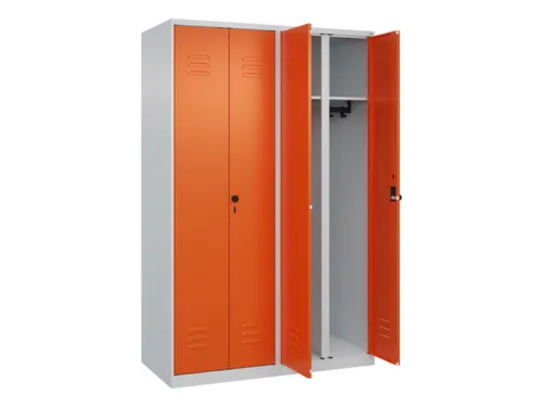 locker voor scheiding van kleding,HxBxD 1850x1200x500mm,4vak