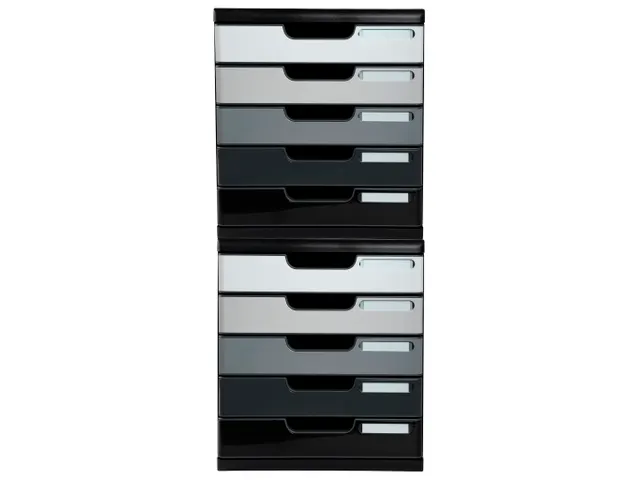 Ladenbox Modulo A4 5 Gesloten Laden Ecoblack Grijs