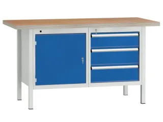 Werkbank Hxbxd 840X1500X700Mm 1Lade 150Mm 2Laden 175Mm 1Kastvak 500Mm - 1