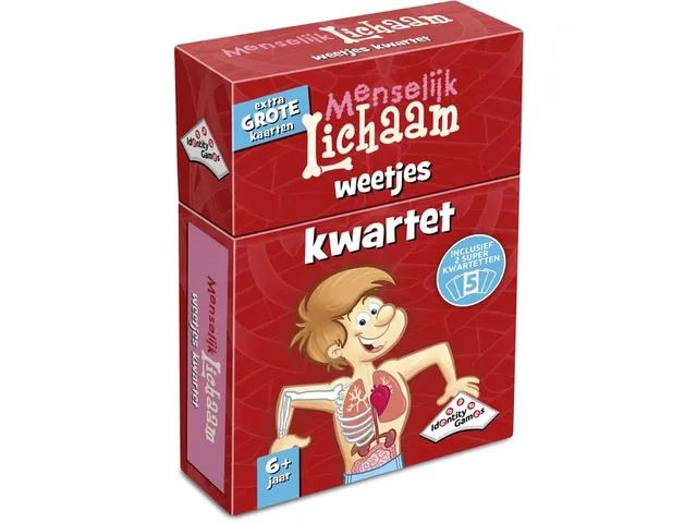 Menselijk lichaam weetjes kwartet