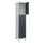 lockerkast,HxBxD 1950x400x500mm,1x3vakken,vak B 400mm,cil.-slot,voeten