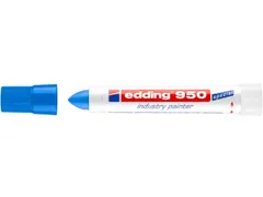Viltstift edding 950 pastamarker industry rond 10mm blauw