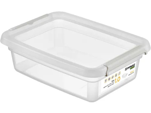 Donau Home Voedseldoos 1 Liter transparant kunststof