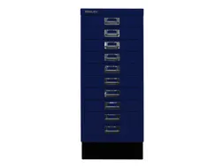 kantoor-ladekast HxBxD 670x279x380mm 10 laden romp oxfordblauw staal