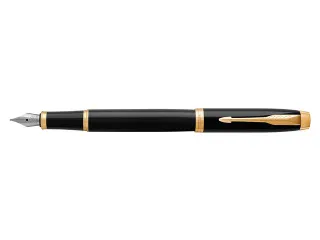 Vulpen Parker IM Black Lacquer GT Finish Fijn Blauwe inkt - 3