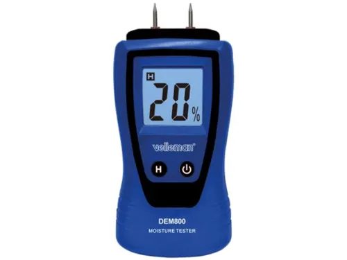 Velleman Vochtmeter met LCD-display en dataholdfunctie