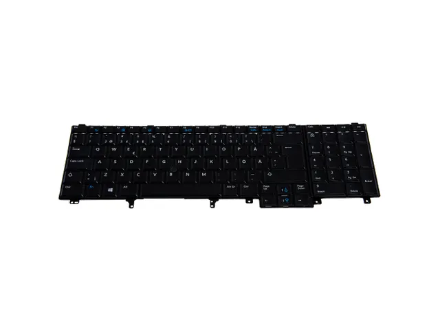 Origin Storage KB-2WPD7, Clavier, Suédois, Finlandais, DELL, Dell E65