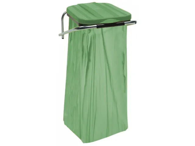 Wandafvalzakhouder Wallfix Groen 130 Liter