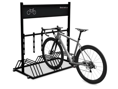 Mobiel fietsenrek,L 1300mm,6instelplaatsen,gebruik beide zijden