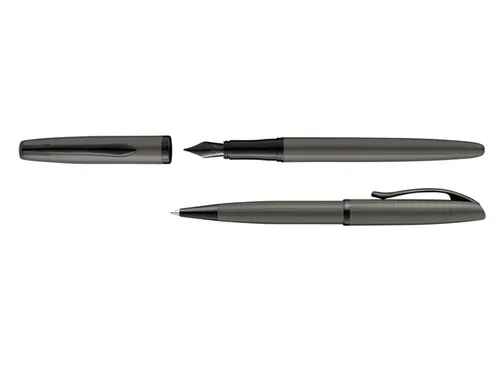 Schrijfset Pelikan Jazz Noble Elegance K36+P36 metaal stone