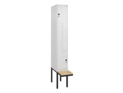Z-garderobekast,HxBxD 2120x300x815mm,2vak,vak B 300mm,draaigrendel