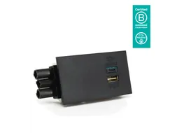 Lader USB type A+C 30W - 103 Zwart voor Bento desktop locker