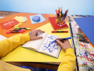 Acrylmarker Faber-Castell Multimark Frost kartonetui 6+2 - 3