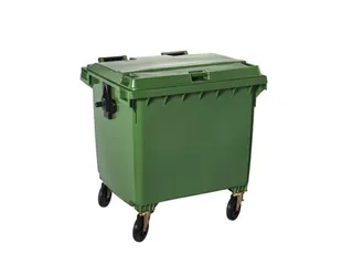 Contivia 4,vuilnisbak 4wielen 1100 L groen - 2