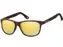 Zonnebril Montana met geel glas mat turtle