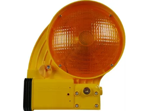 bakenlamp,LED,geel,HxBxD 290x200x85mm,m. schemerautomaat