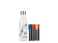 Thermosfles Les Artistes Paris 500ml DIY creatieve set Snoopy incl 6 m