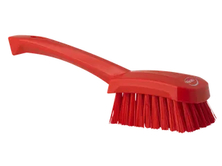 Afwasborstel Korte Steel Rood Hard - 1