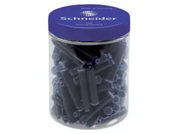 Inktpatroon Schneider Blauw pot 100stuks