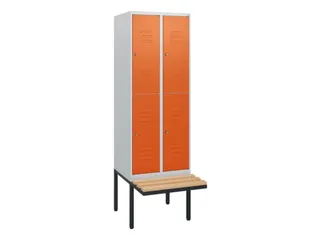Dubbeldekse dekenkist,HxBxD 1950x600x815mm,2x2vak.,vak B 300mm - 1