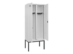 locker voor scheiding van kleding,HxBxD 2120x800x500mm,2vak