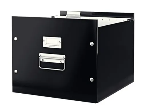 Hangmappenbox Click & Store 320x240x335mm Zwart A4 86% gerecycled kart