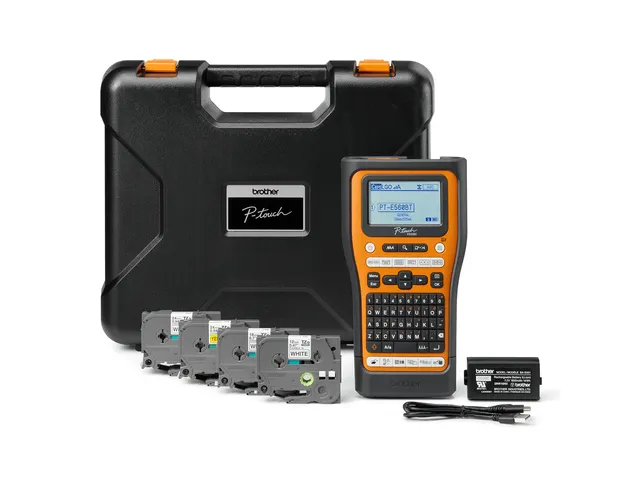Brother PT-E560BTSP, QWERTY, HSE/TZe, Thermo transfer, 180 x 180 DPI,