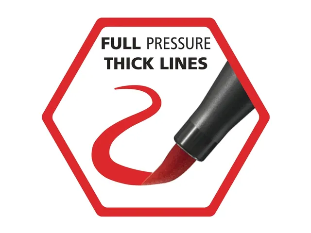 Brushstift STABILO Pen 568/48 karmijnrood