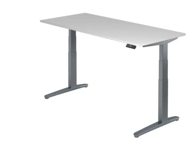 bureau assis-debout à régl. de haut. élec. HxlxP 650-1290x1800x800m