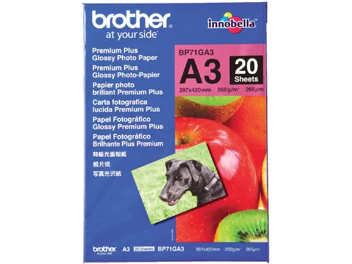 Fotopapier Brother Bp-71 A3 260 Gram Glossy 20vel