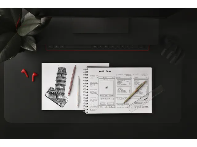 Balpen rOtring 600 parelmoer medium wit