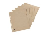 Tabbladen Oxford Touareg 11-gaats 5-delig naturel karton