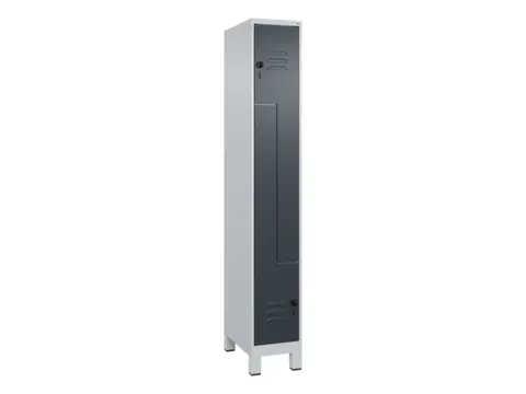 Z-garderobekast,HxBxD 1950x300x500mm,vak B 150/300mm,draaigrendel