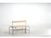banc double,HxLxP 770x1015x725mm,barrettes en bois
