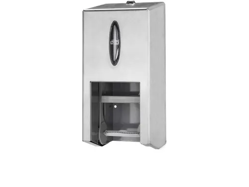 Tork 472019 Twin Hulsloos Mid-size Toiletpapier Dispenser RVS
