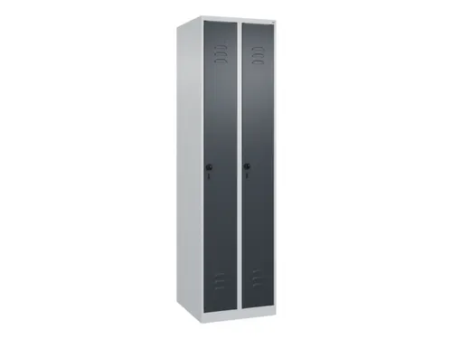 locker,HxBxD 1850x500x500mm,2vak,vak B 250mm,draaigrendel
